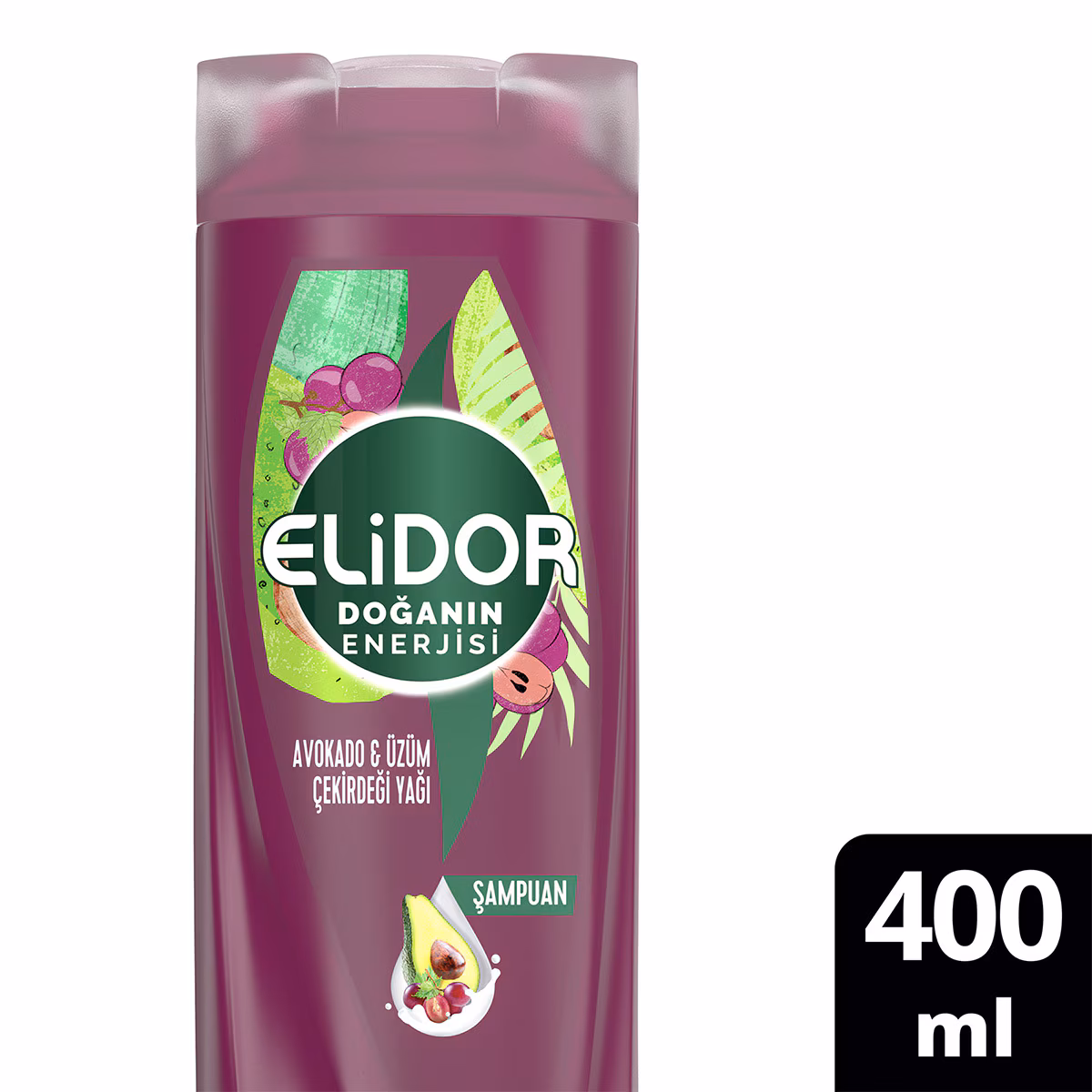Elidor Doğanın Enerjisi Şampuan Avokado&Üzüm Çekirdeği 400 ml