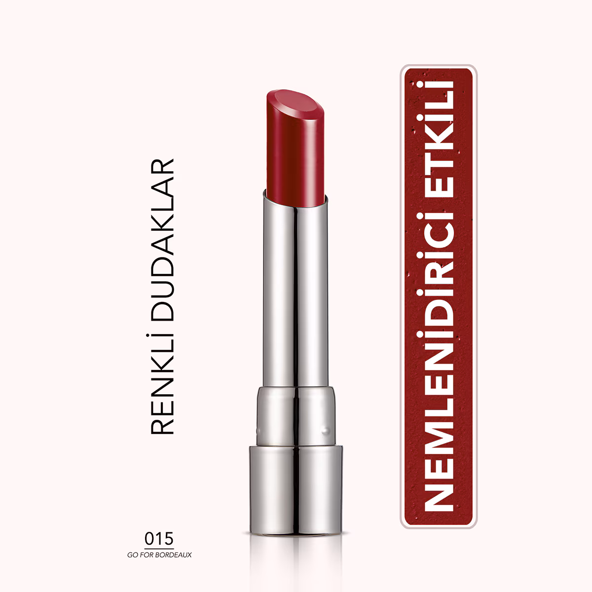Flormar Sheer Up Ruj No: 015 Go For Bordeaux