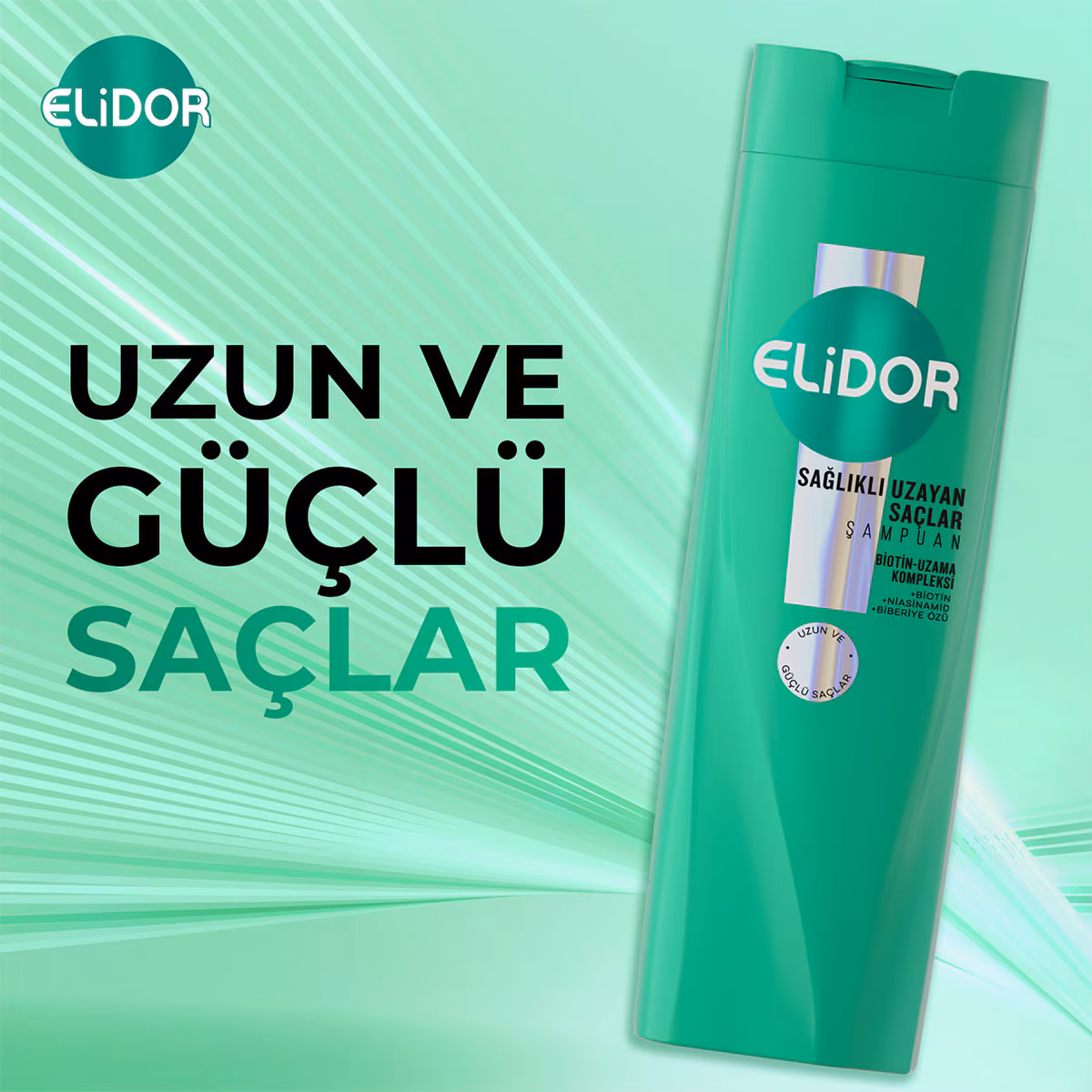 Elidor Saç Bakım Şampuanı Sağlıklı Uzayan Saçlar 400 ml - Görsel 2