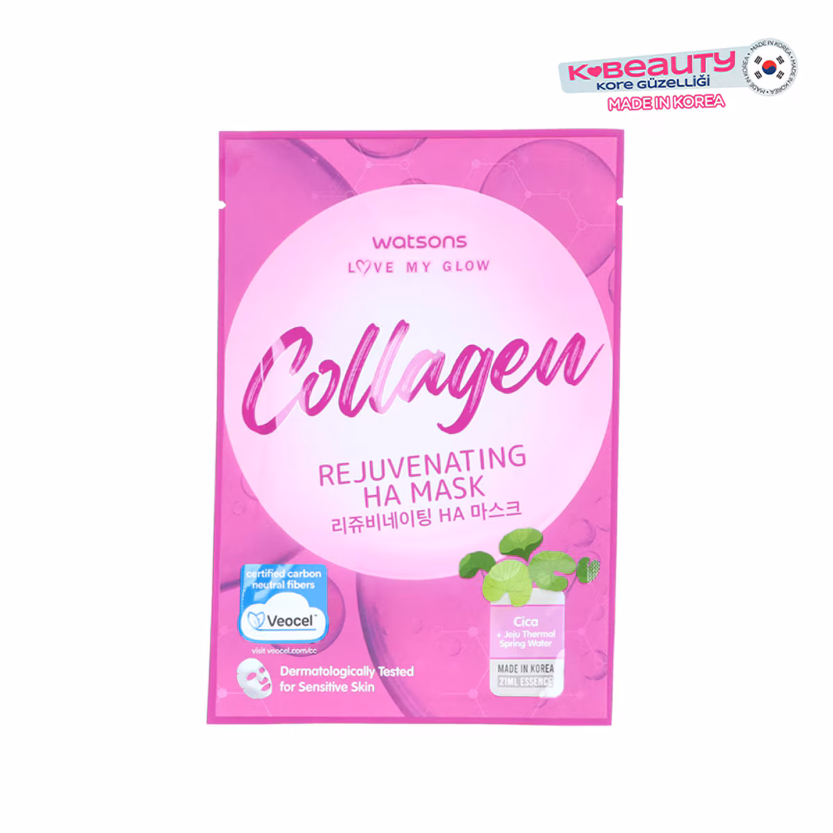 Watsons Kolajen & Hyalüronik Asit Yenileyici Kağıt Maske 1 Adet